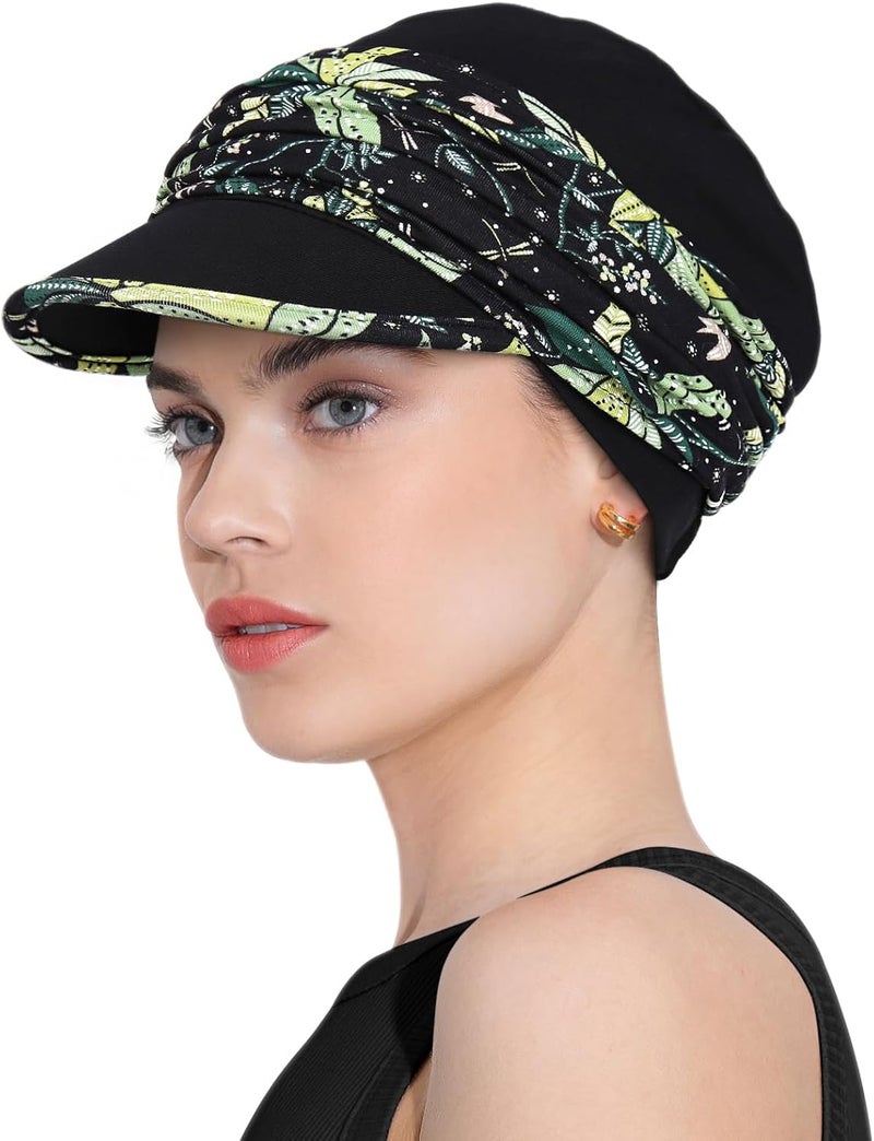 Awefeel Chemo Headwear Viscose Newsboy Cap for Women Fall and Winter Hats - Image 2